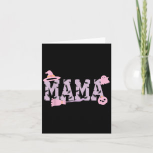 Tarjeta Soky Halloween Mama Varsity Mom Pastel Nk Pumpkin