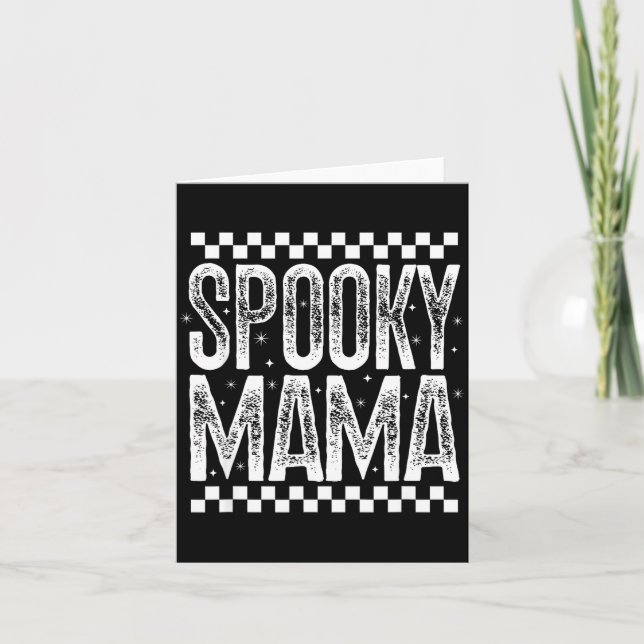Tarjeta Soky Mama Retro Halloween Season Witch Quote Sayin (Anverso)