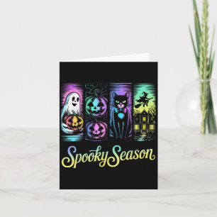 Tarjeta Soky Season Halloween Vintage Halloween Horror Nig