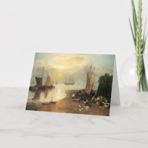 Tarjeta Sol Naciente a Través del Vapor por Joseph Turner