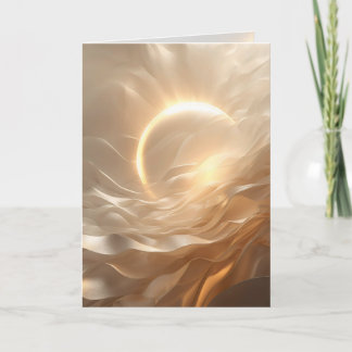 Tarjeta Solar Presence – Luminous Abstract Encouragement