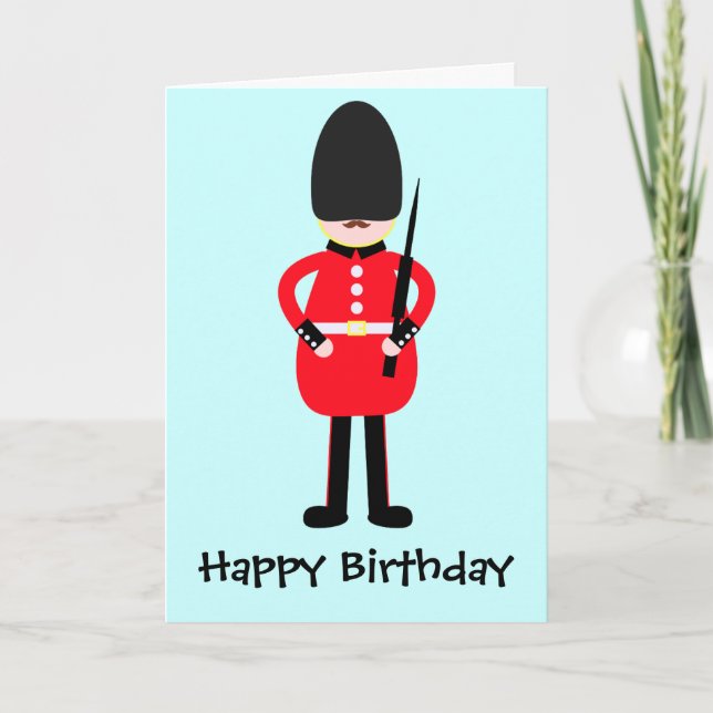 Tarjeta Soldado británico (Anverso)