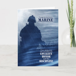 Tarjeta Soldado de Estrellas de Graduado de Campam