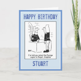 Tarjeta Soldado en el Personalizado de la Legión Extranjer