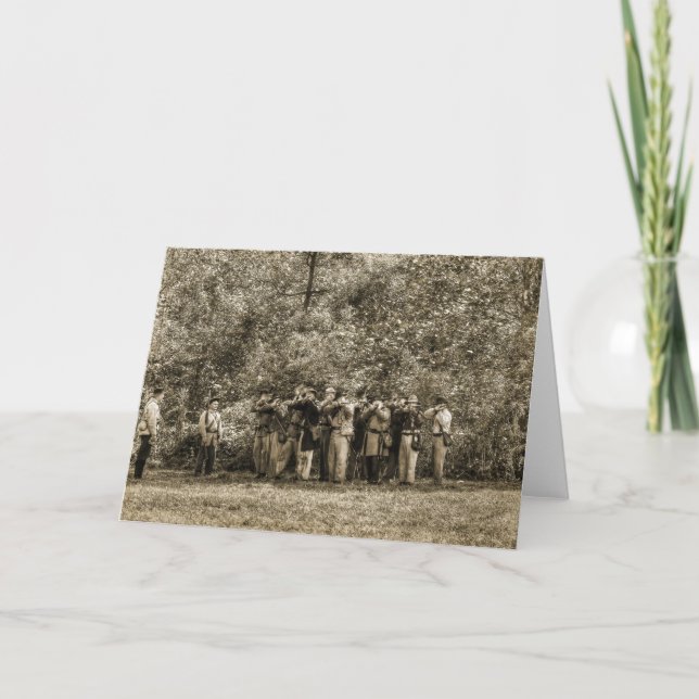 Tarjeta Soldados de la guerra civil (Anverso)