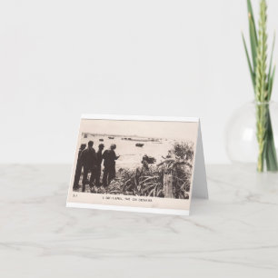 Tarjeta Soldados del americano de la Segunda Guerra