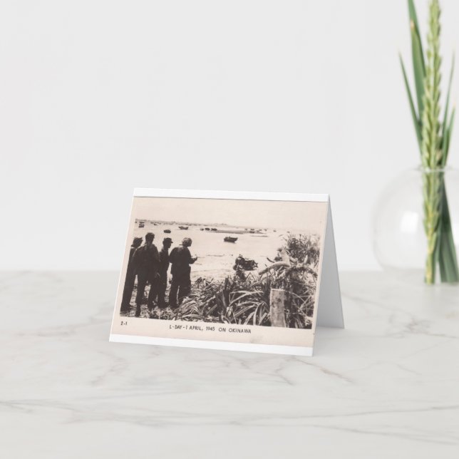 Tarjeta Soldados del americano de la Segunda Guerra (Anverso)