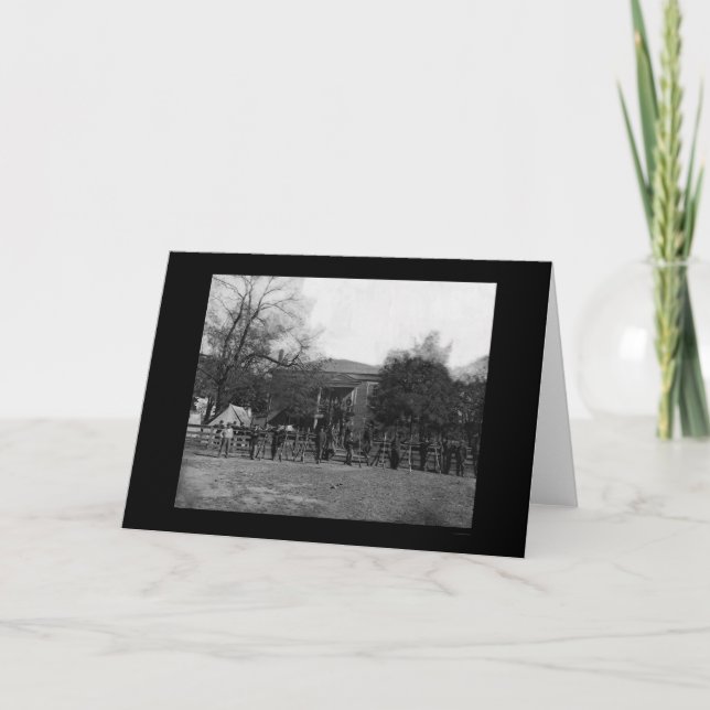 Tarjeta Soldados por el Palacio de Justicia de Appomattox (Anverso)