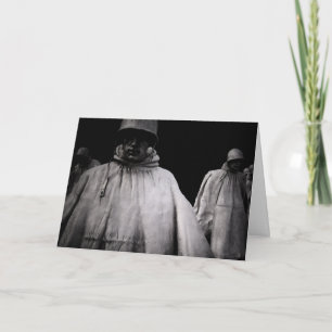 Tarjeta soldados que marchan: el día de veterano feliz