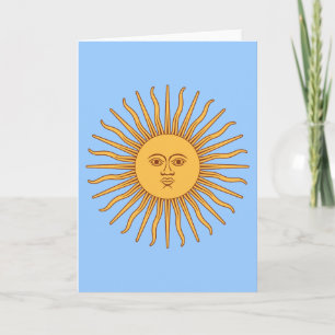 Tarjeta Solenoide de Mayo de la Argentina