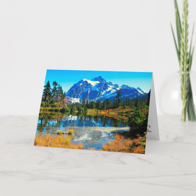 Tarjeta Solidaridad con el Bereavement Water de Mountain L (Anverso)