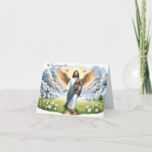 Tarjeta Solidaridad de los perros religiosos con Dachshund