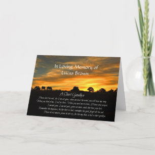 Tarjeta Solidaridad espiritual con el nombre personalizado