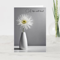 Solidaridad Flor Dahlia Blanca En Vase