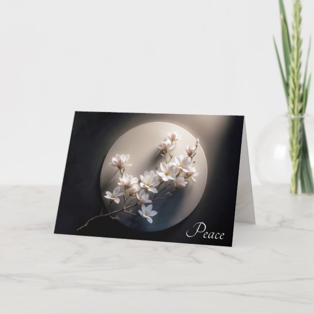 Tarjeta Solidaridad Flor Dogwood (Anverso)