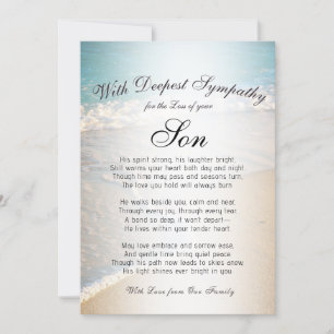 Tarjeta Solidaridad perdiendo a un hijo