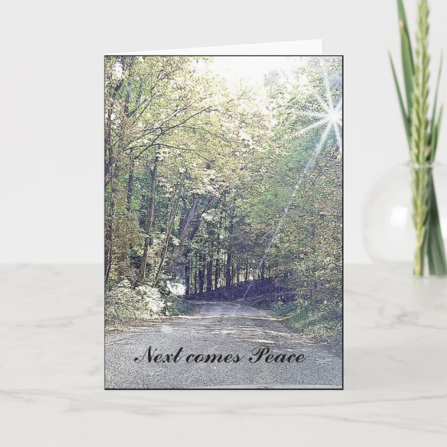 Tarjeta Solidaridad y paz (Anverso)