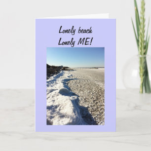 TARJETA ¡SOLO BEACH-LONLEY YO!