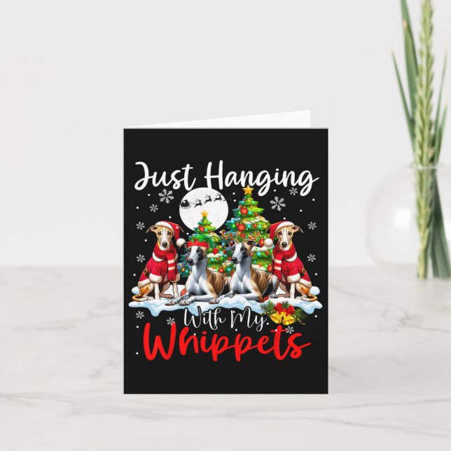 Tarjeta Sólo Colgando Con Mis Navidades De Los Azotes Tres (Anverso)