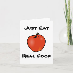 Tarjeta Solo come comida real