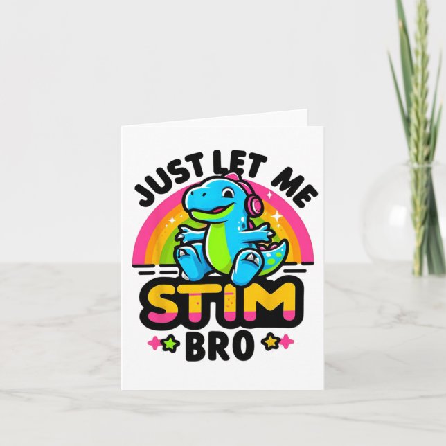 Tarjeta Sólo déjenme estimular a los hermanos para que apr (Anverso)