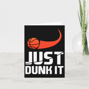 Tarjeta ¡Sólo Dunk! El jugador de Bysketbyll Slam Dunk Gif