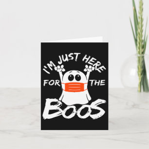 Tarjeta Solo estoy aquí para el pollo divertido de Hallowe