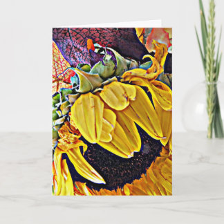 Tarjeta Solo girasol