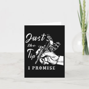 Tarjeta Solo la punta del artista del tatuaje Tattooed Tat