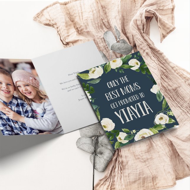 Tarjeta Solo las mejores madres son promocionadas a Yiayia (Subido por el creador)