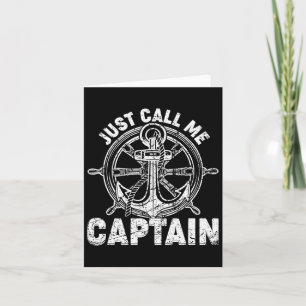 Tarjeta Sólo Llámame Capitán - Navío - Anchor Boa