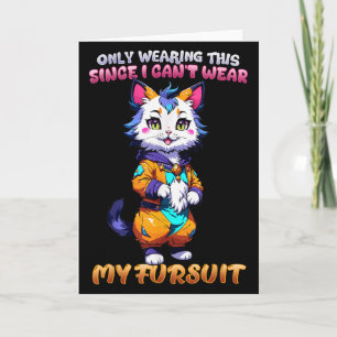 Tarjeta Solo me pongo esto ya que no puedo ponerme mi Furs