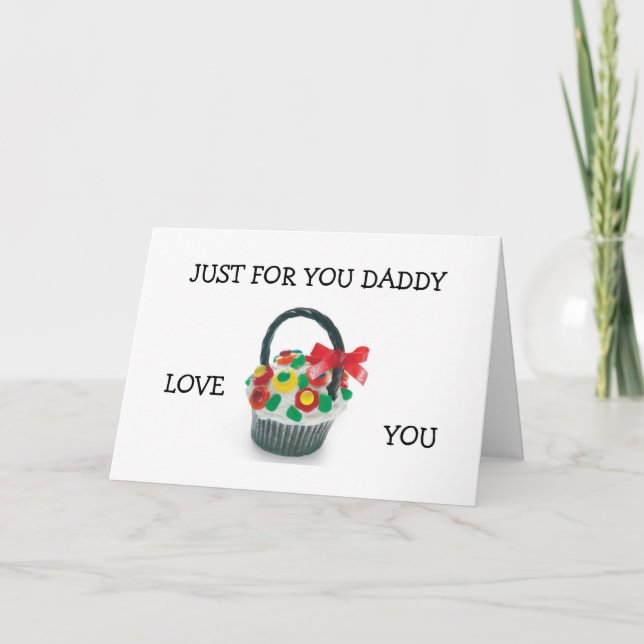 TARJETA "SÓLO PARA USTED DADDY" VEN A CASA (Anverso)
