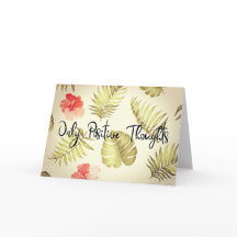 Solo pensamientos positivos