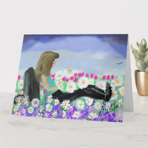 Tarjeta Solo Pensando En Ti Daisy Field