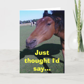 Tarjeta Sólo pensé que diría...