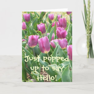 TARJETA ¡SÓLO PINES PARA DECIR HOLA!