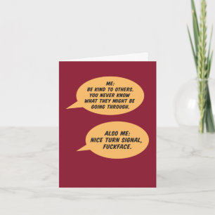 Tarjeta Sólo por diversión: sé amable con los demás