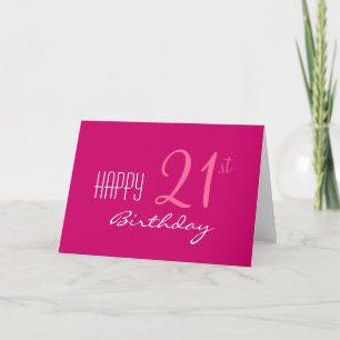 Tarjeta Sólo por su cumpleaños 21
