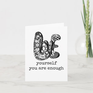 Tarjeta Sólo porque carta, retro, amor, arte de palabras h