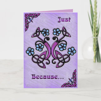 Tarjeta Sólo porque - Lilac (tarjeta)