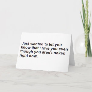 Tarjeta sólo quería hacerte saber que te amo