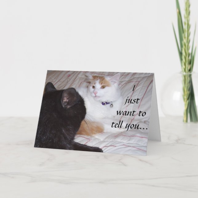 TARJETA SOLO QUIERO DECIRTE QUE TE QUIERO (Anverso)