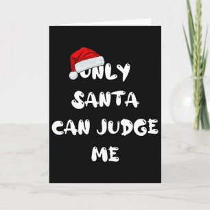Tarjeta Solo Santa Me Puede Juzgar