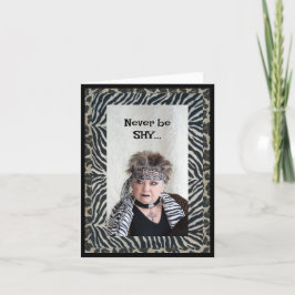 Tarjeta Solo sé feliz