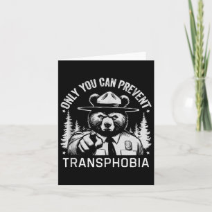 Tarjeta Sólo Se Puede Evitar La Transfobia A La Naturaleza