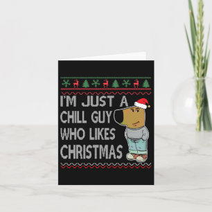 Tarjeta Solo soy un chico malo al que le gustan los Navida