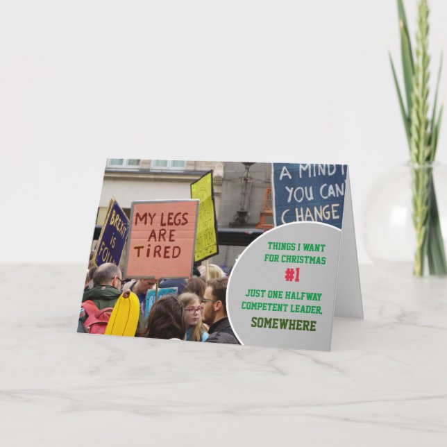 Tarjeta Sólo un líder competente a medio camino (Anverso)