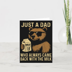 Tarjeta Solo un papá que siempre volvió con la broma de la