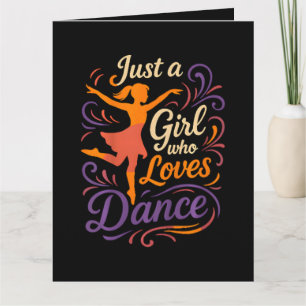 Tarjeta Solo un Quien Ama Bailar Bailando